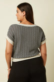 King Louie Boatneck Top Tide Cream