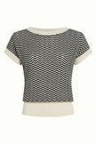 King Louie Boatneck Top Tide Cream