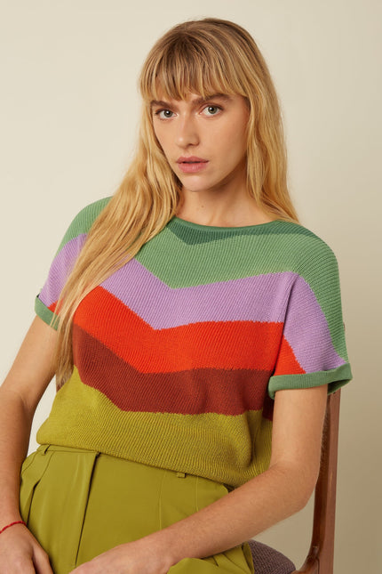 King Louie Ann Top Wonder Green Envy