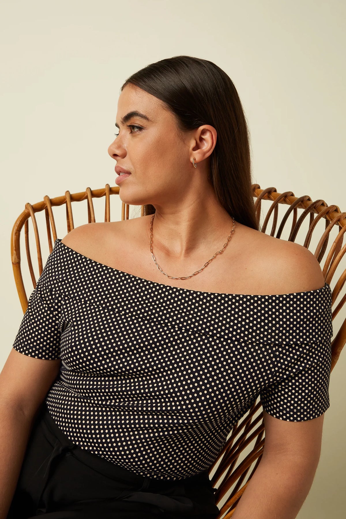 King Louie Nives Top Piper Black