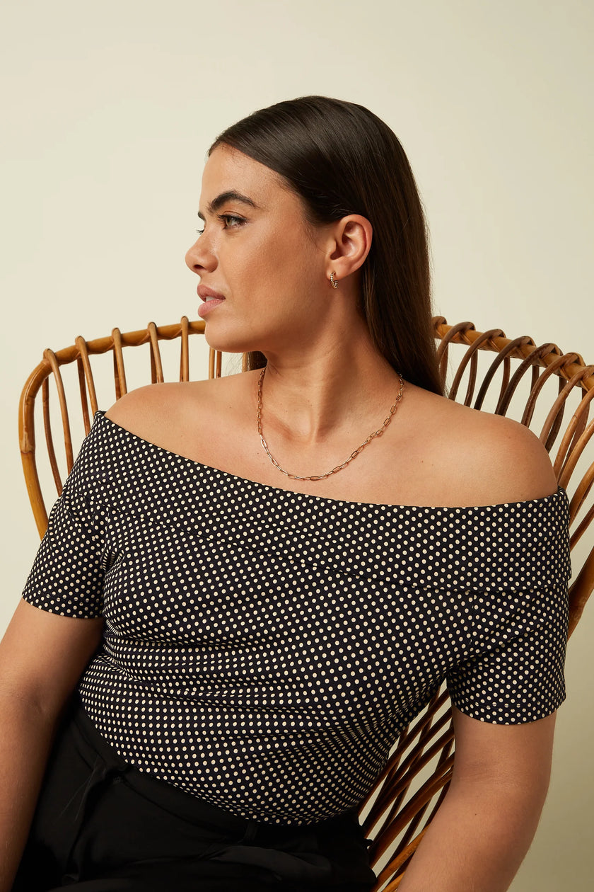 King Louie Nives Top Piper Black