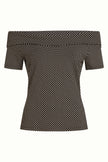 King Louie Nives Top Piper Black