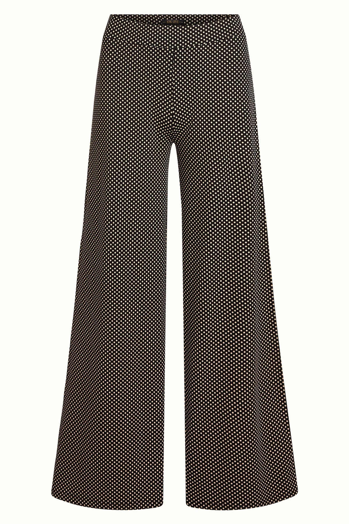 King Louie Border Palazzo Pants Piper Black