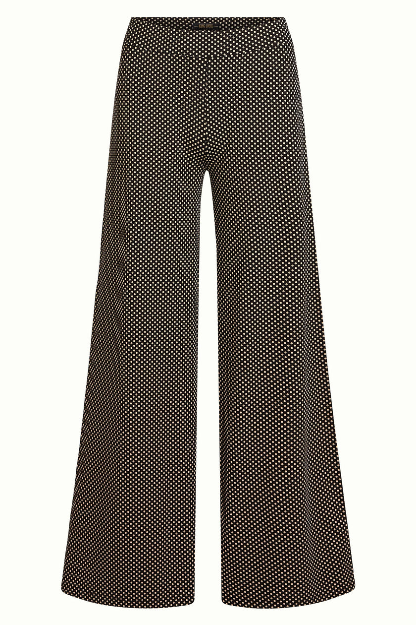 King Louie Border Palazzo Pants Piper Black
