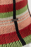 Brixton Redding Knit Packable Hat Peach Cobbler Multi Stripe
