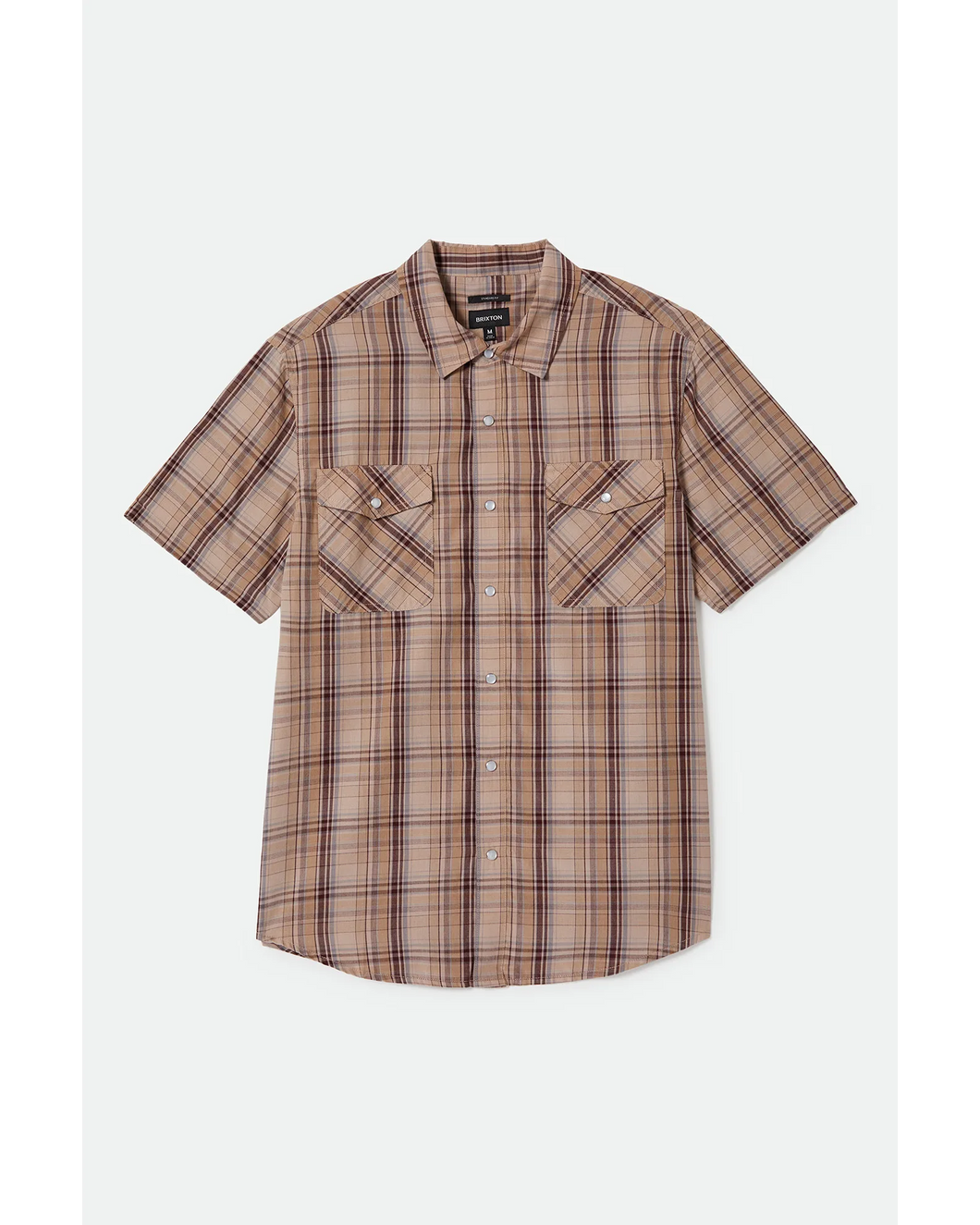 Brixton Wayne S/S Shirt Western Plaid