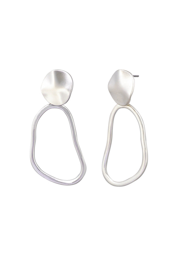 Tiger Tree Silver Sable Earrings