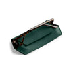 Fox and Leo Slimline Leather Glasses Case Forest