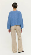 Staple The Label Elowen Cardigan Steel Blue