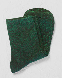 High Heel Jungle Glitterati Socks Emerald