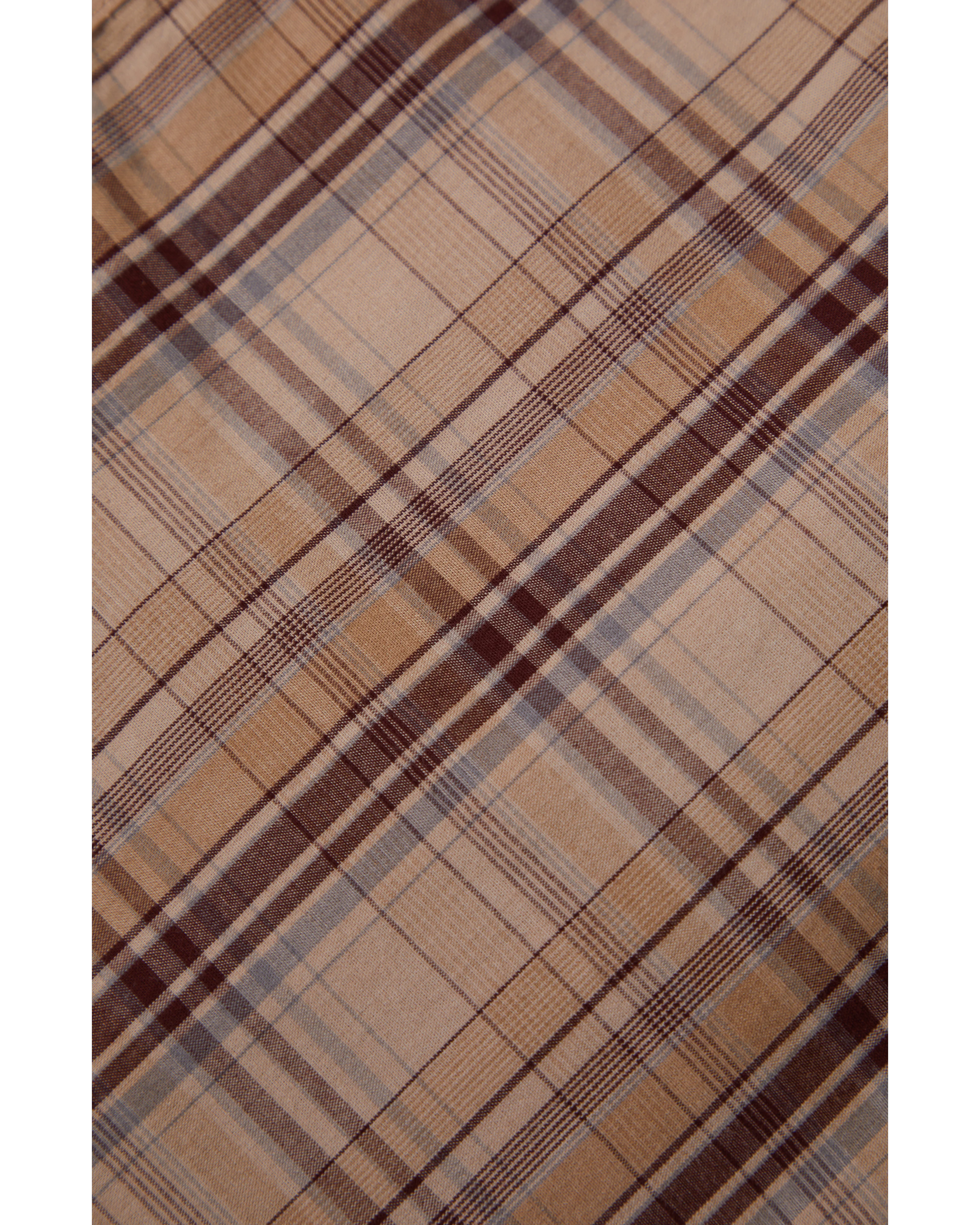 Brixton Wayne S/S Shirt Western Plaid
