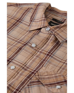 Brixton Wayne S/S Shirt Western Plaid