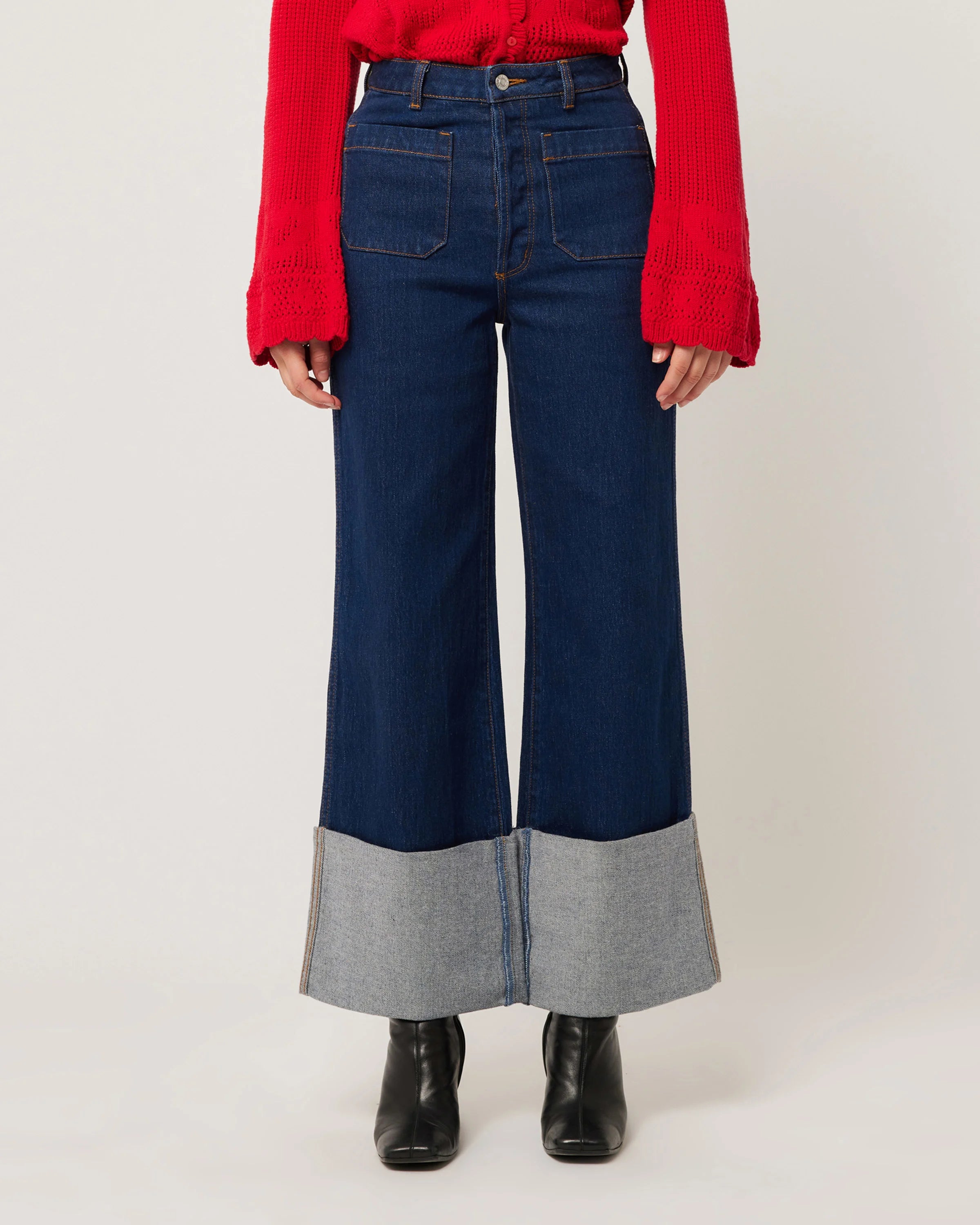 Rolla's Sailor Jean Riley Blue Cuff