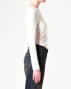 Neuw Denim Jonesy Long Sleeve Tee White