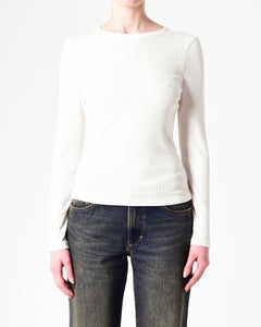 Neuw Denim Jonesy Long Sleeve Tee White
