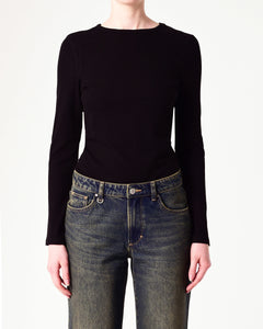 Neuw Denim Jonesy Long Sleeve Tee Black