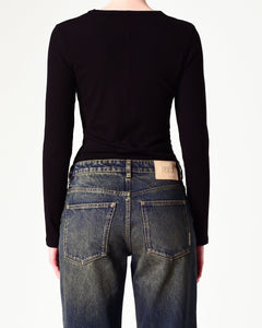 Neuw Denim Jonesy Long Sleeve Tee Black