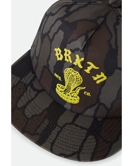 Brixton Darver Snapback Bark Camo