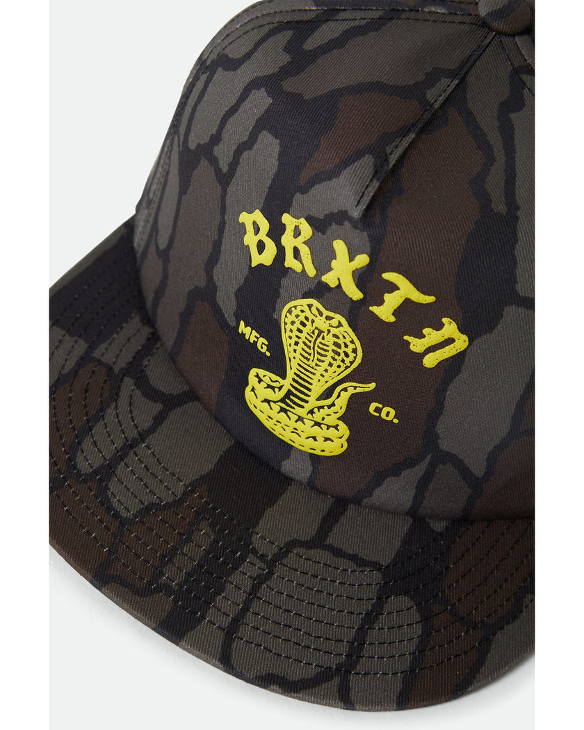 Brixton Darver Snapback Bark Camo