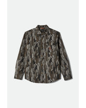Load image into Gallery viewer, Brixton Builders Stretch Overshirt Bark Camo
