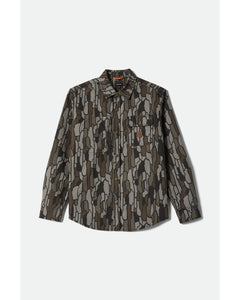 Brixton Builders Stretch Overshirt Bark Camo