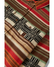 Load image into Gallery viewer, Brixton Bowery Artic Stretch Fleece Multi Blanket Stripe
