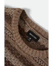 Load image into Gallery viewer, Brixton Midnight Crew Sweater Multi Neutral Stripe
