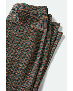 Brixton Margo Cropped 5 Pocket Pant Multi Stripe/Plaid