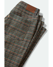 Load image into Gallery viewer, Brixton Margo Cropped 5 Pocket Pant Multi Stripe/Plaid
