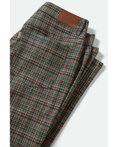 Brixton Margo Cropped 5 Pocket Pant Multi Stripe/Plaid