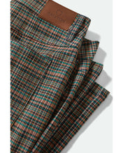 Load image into Gallery viewer, Brixton Margo Cropped 5 Pocket Pant Multi Stripe/Plaid

