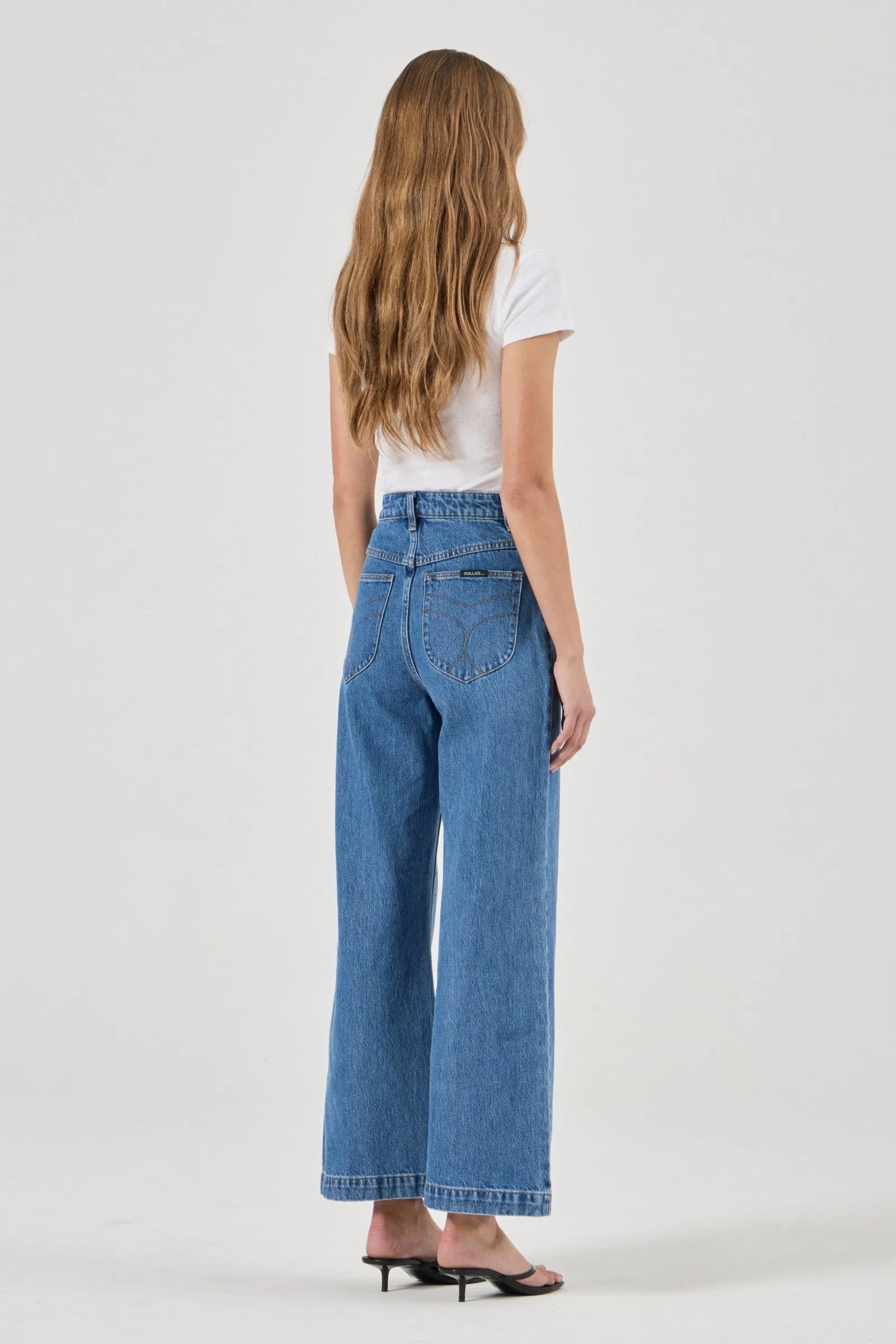 Rolla's Sailor Jean Ashley Blue Crop