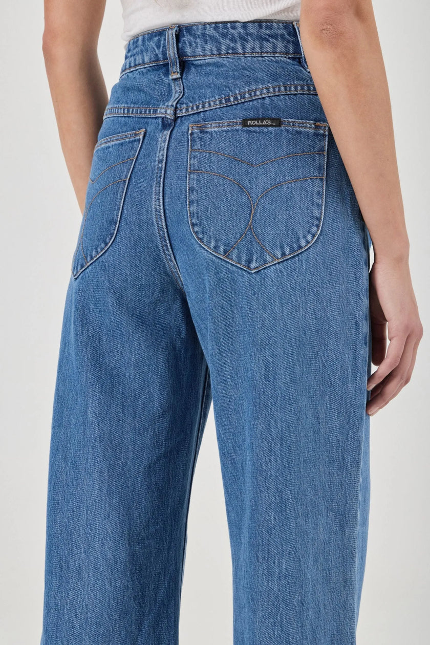 Rolla's Sailor Jean Ashley Blue Crop