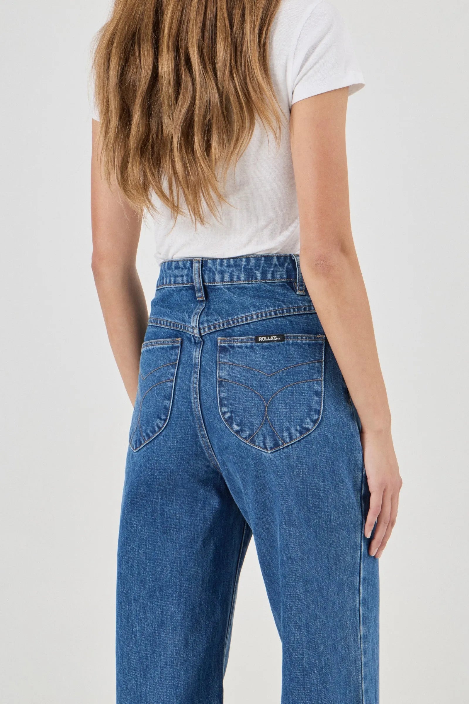 Rolla's Sailor Jean Long Ashley Blue