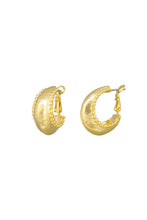 Load image into Gallery viewer, Tiger Tree Gold Vanessa Hoop Earrings
