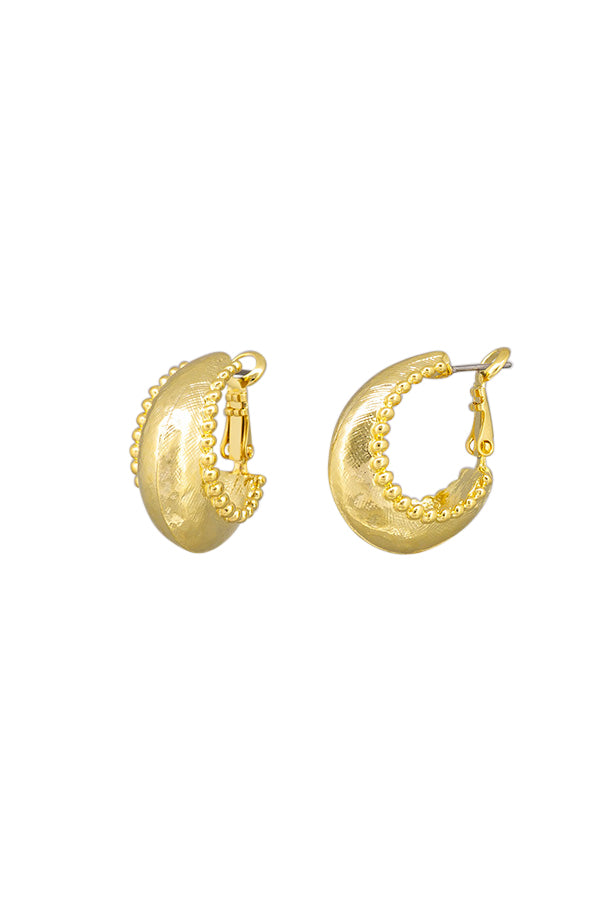 Tiger Tree Gold Vanessa Hoop Earrings