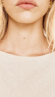 MINKPINK Fleur Mesh Top Cream