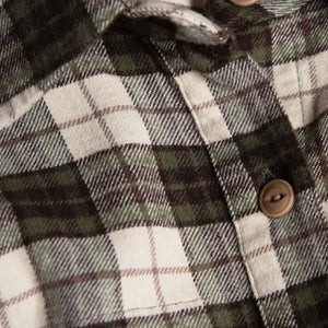 McTavish House Check Flannel Shirt Green Multi