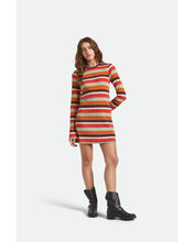 Load image into Gallery viewer, Brixton Dolly L/S Knit Dress Multi Stripe

