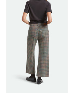 Brixton Margo Cropped 5 Pocket Pant Multi Stripe/Plaid