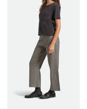Load image into Gallery viewer, Brixton Margo Cropped 5 Pocket Pant Multi Stripe/Plaid
