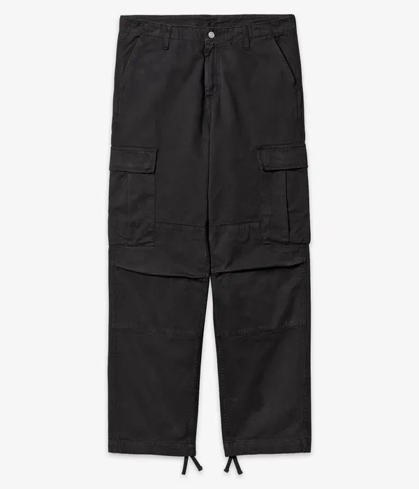 Carhartt WIP Regular Cargo Pant Black Garment Dyed