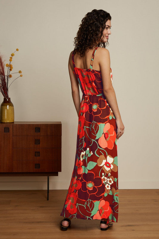 King Louie Allison Maxi Dress Pecan Brown