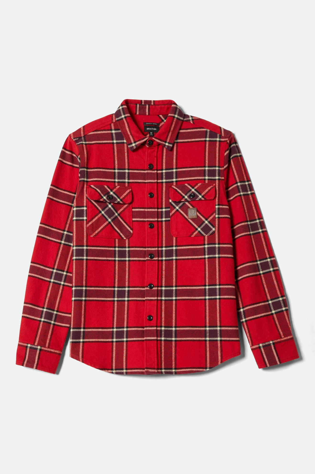 Brixton Bowery Heavy Weight L/S Flannel Adrenaline Rush