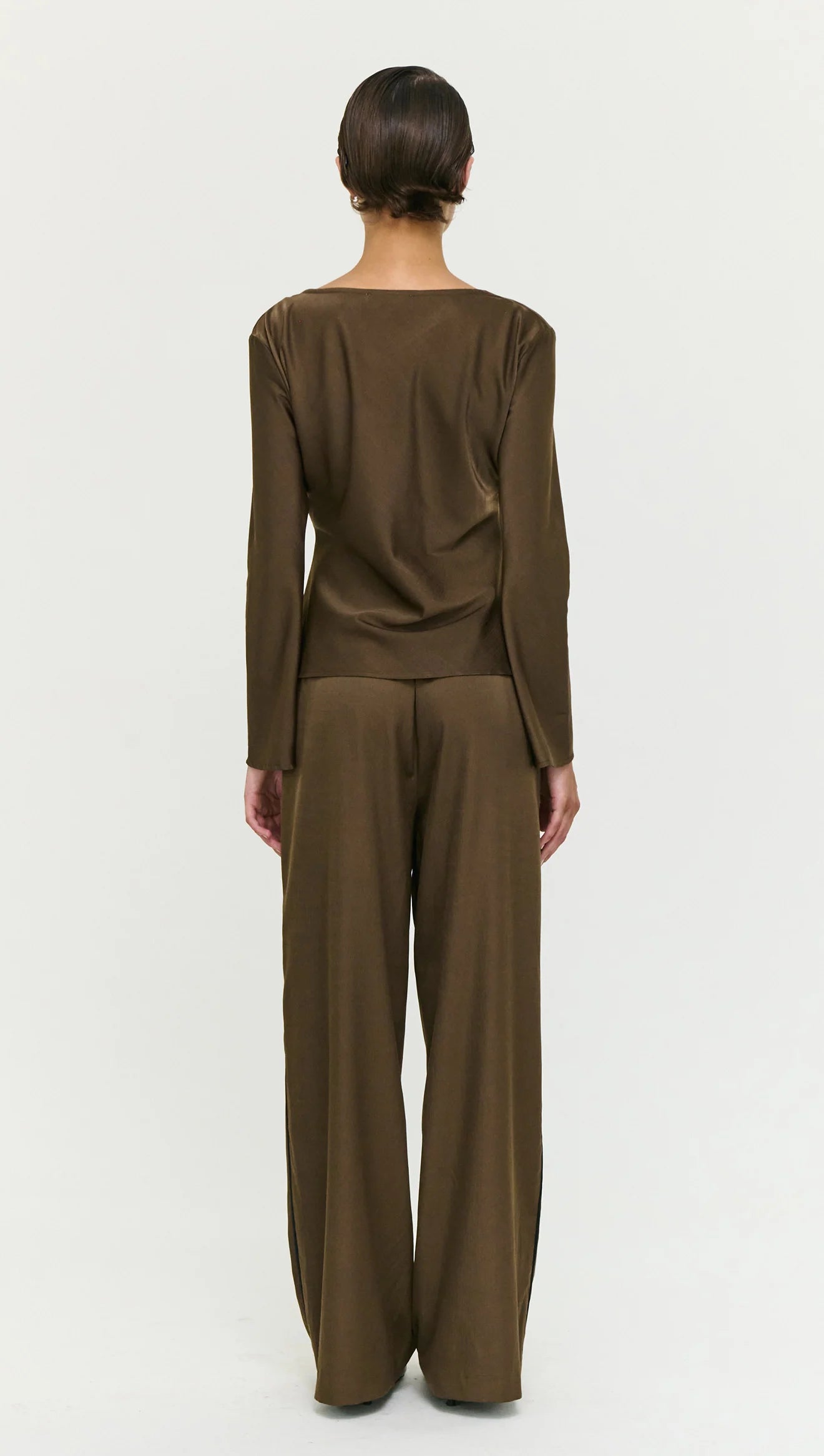 Staple The Label Dakota Bias Top Espresso