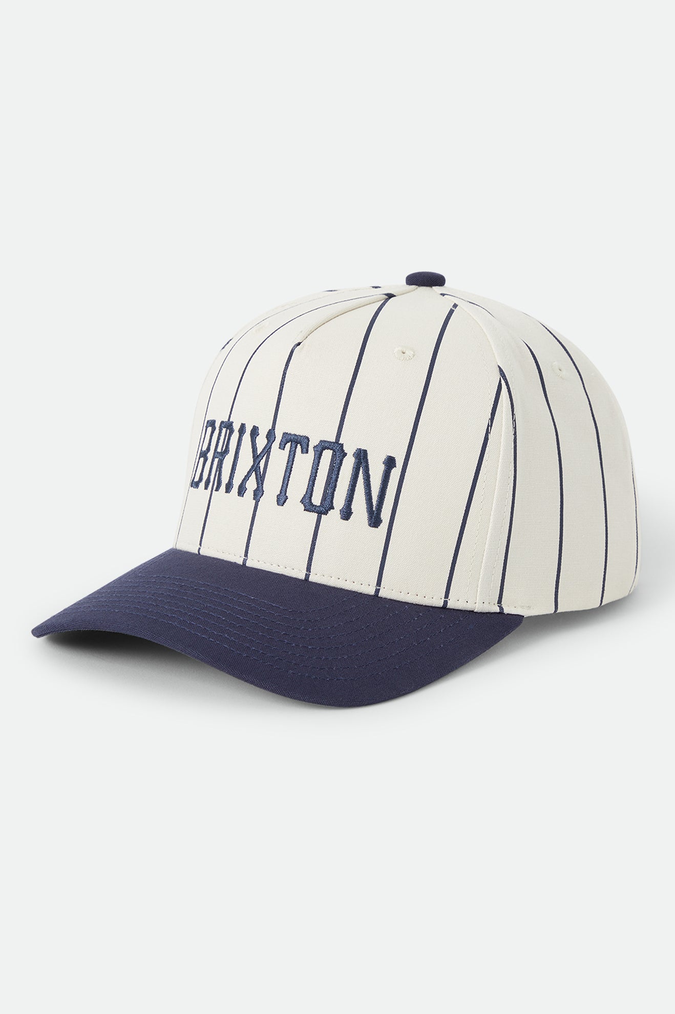 Brixton Homerun Snapback Off White/Washed Navy