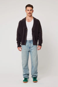 Rolla's Shag Cardigan Charcoal
