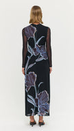 Staple The Label Stas Mesh Dress Midnight Floral
