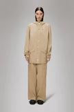 RAINS Unisex Rain Jacket Sand