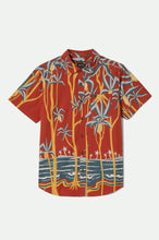Load image into Gallery viewer, Brixton Charter Print S/S Woven Dark Red Scenic Trip
